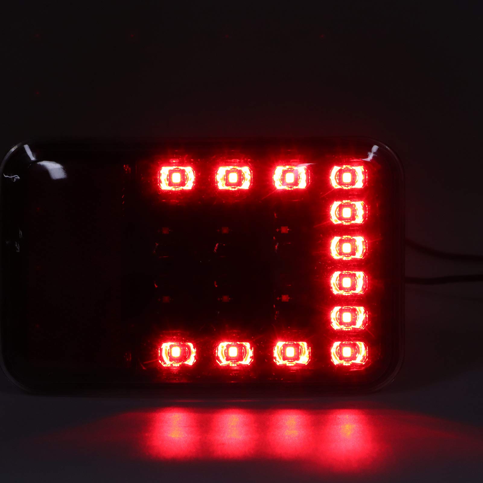 Feux Antibrouillard Arrière Pour Jeep JK (2007-2017) - 2 Pièces LED 6500K Haute Luminosité, étanche IP67 - 2