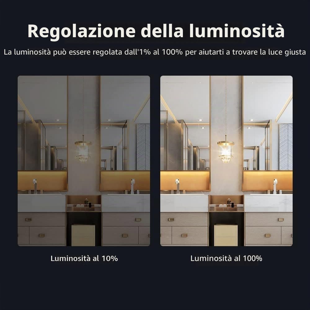BENEXMART WiFi MR16 Tuya Lampadine a Led Intelligenti, 12V 5W RGBCW Dimmerabile Faretto GU5.3 Lampadina LED WiFi, Compatibile con Alexa Google Home Controllo Vocale (6)