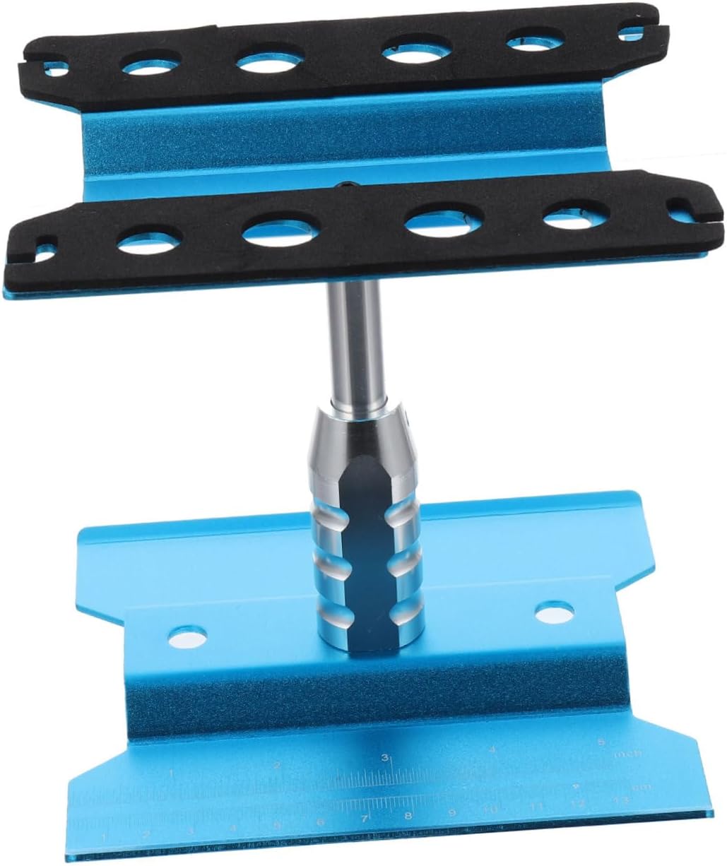 Car Work Station Aluminum Jack Stands Rotation Feature for 1/16 1/10 1/8 Scale Models