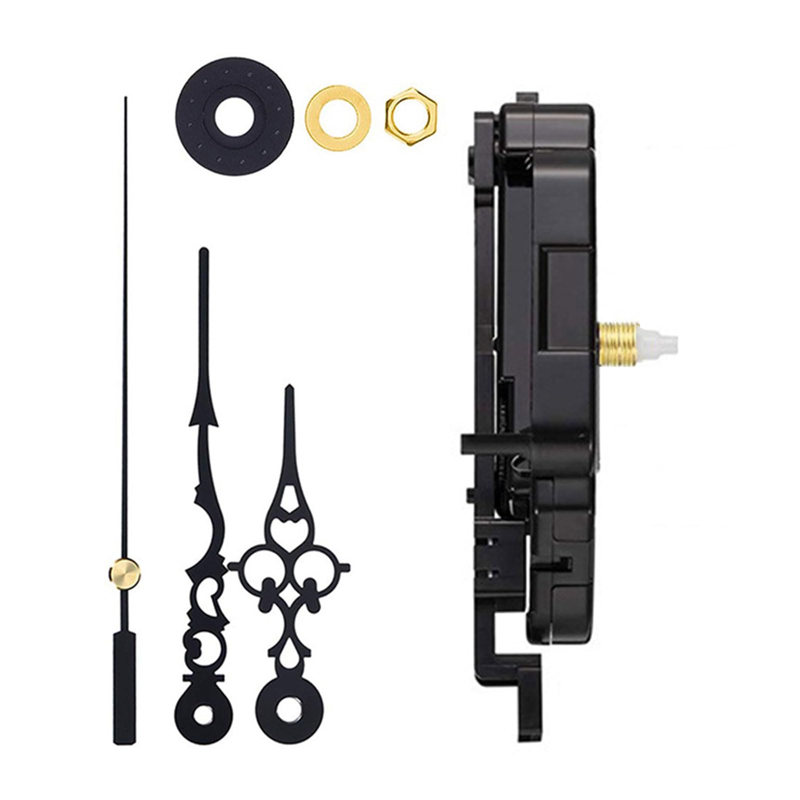 YWLUUOO Oscillate Clock Motor Set for Tradition Wall Clocks Maintenance Complimentary Crystal Mechanism Permanent ABS Housing Quiet Crystal Motion
