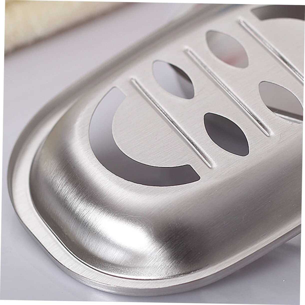 Jaboneras De Acero Inoxidable 304 Ovaladas Dobles, Doble Capa Escurridor, Resistente Al Agua para Ducha y Cocina, Paquete De 2 Unidades