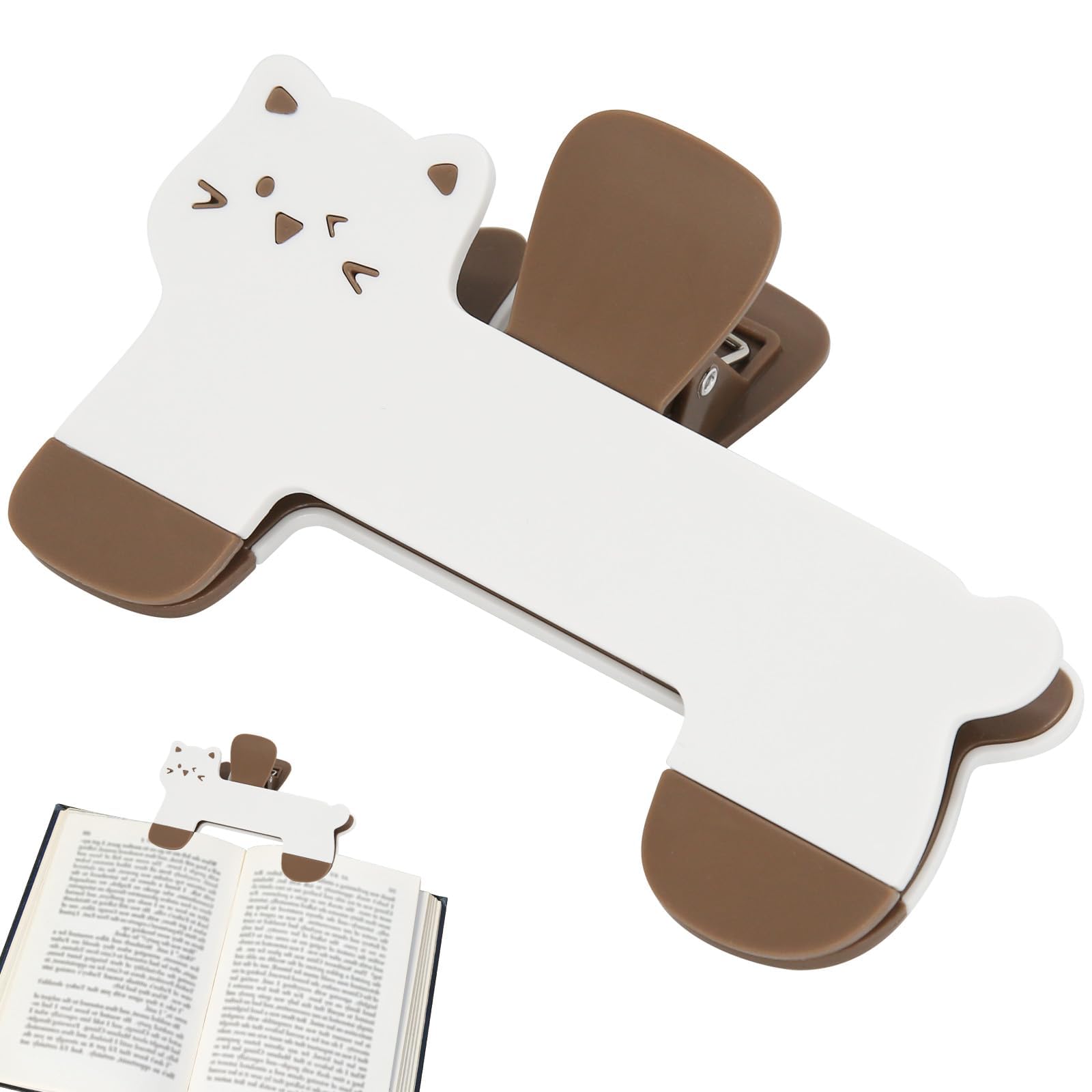 Book Clip, Creative Cartoon Cat Design Book Page Holder, Lovely Cat Style Stationery, Practical Clips for Reading and Arrangement-picture-19