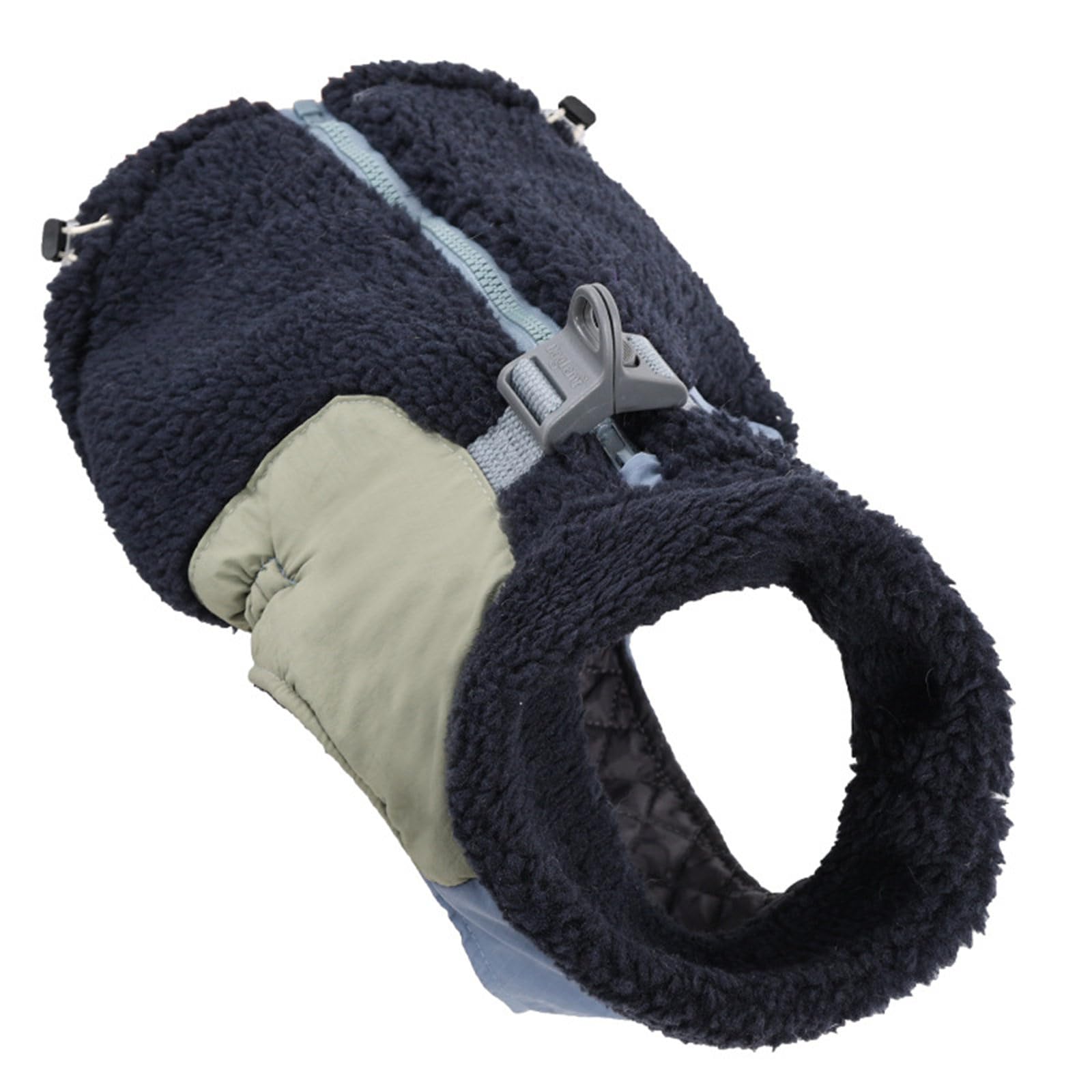 Mono para perro, chaleco peludo para perros grandes, ropa básica de invierno, chaleco de poliéster para perro