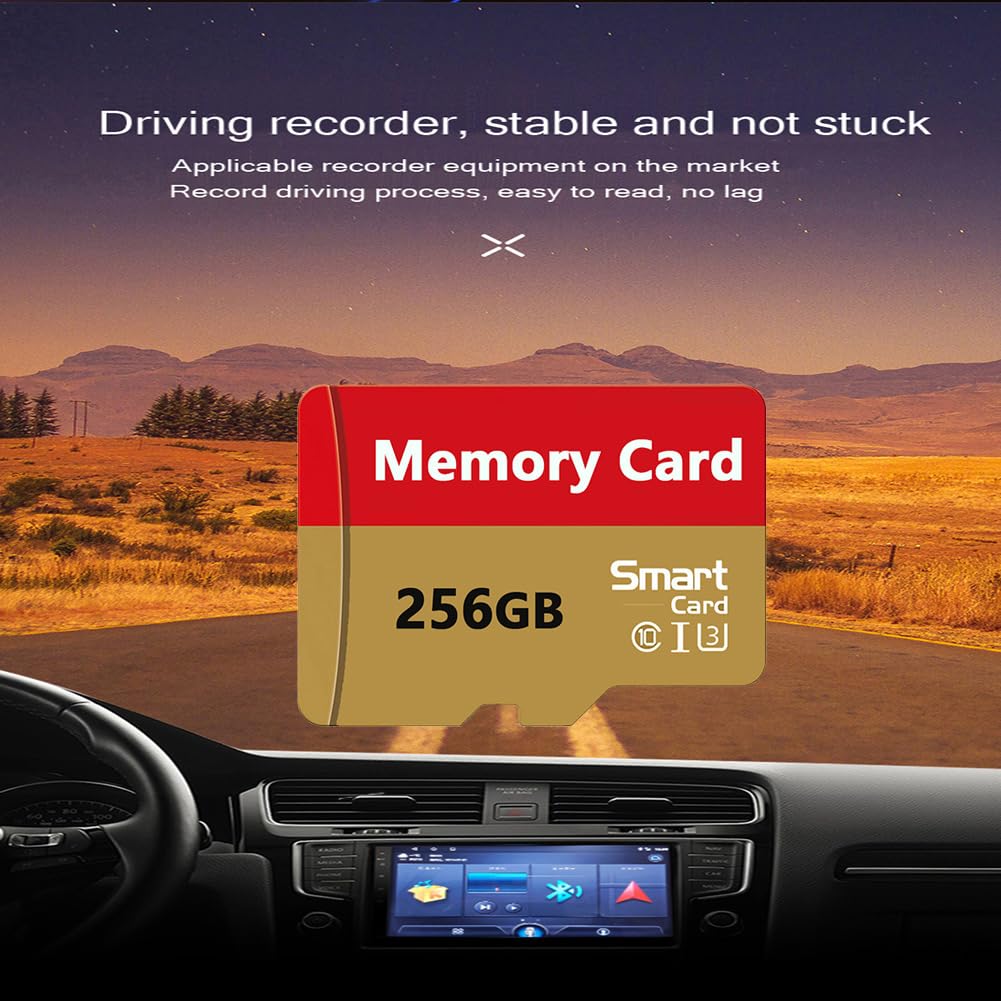 Carte mémoire 256 Go Mini carte TF ultra haute vitesse pour téléphones Android, caméras d'action, tablettes Stockage étendu