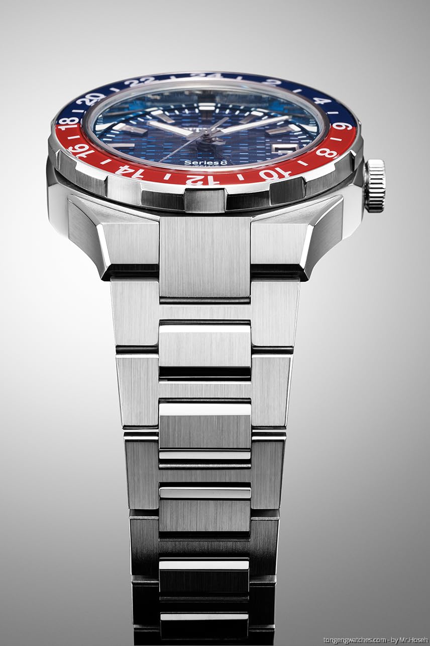 Citizen Herren Analog Automatik Armbanduhr Series 8 GMT