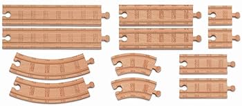 きかんしゃトーマス　木製レールシリーズ　拡張線路セット Amazon | きかんしゃトーマス 木製レールシリーズ 直線&曲線