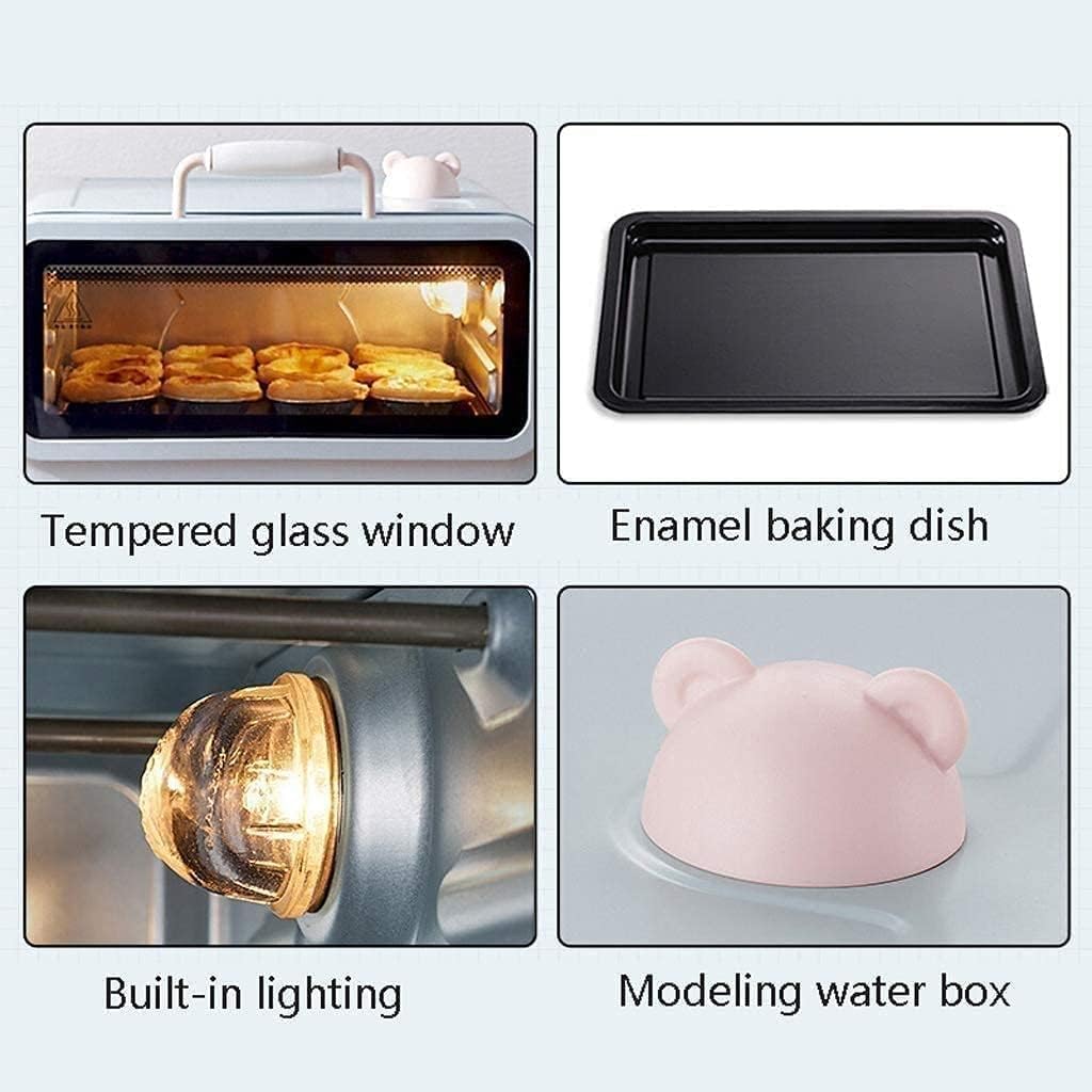 Forno Elettrico Ventilato, Piccolo forno elettrico for uso domestico a vapore integrato, temporizzazione della macchina, controllo della temperatura gratuito, mini forni da 20 litri
