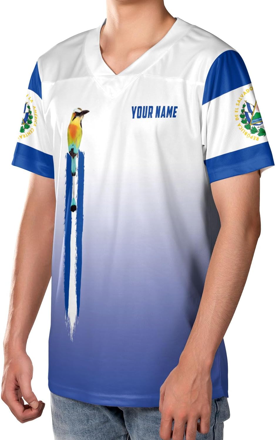 Personalized El Salvador Football Jersey El Salvador Jersey El Salvador Soccer Jersey for Men El Salvador Shirts 3D
