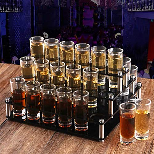 Deecoo Heavy Base Shot Glass Set Bulk, Whisky Shot Glasses 2 Oz, Mini Glass Cups For Liqueur, Double Side Cordial Glasses, Tequila Cups Small Glass Shot Cups Set Of 24 #TOP4