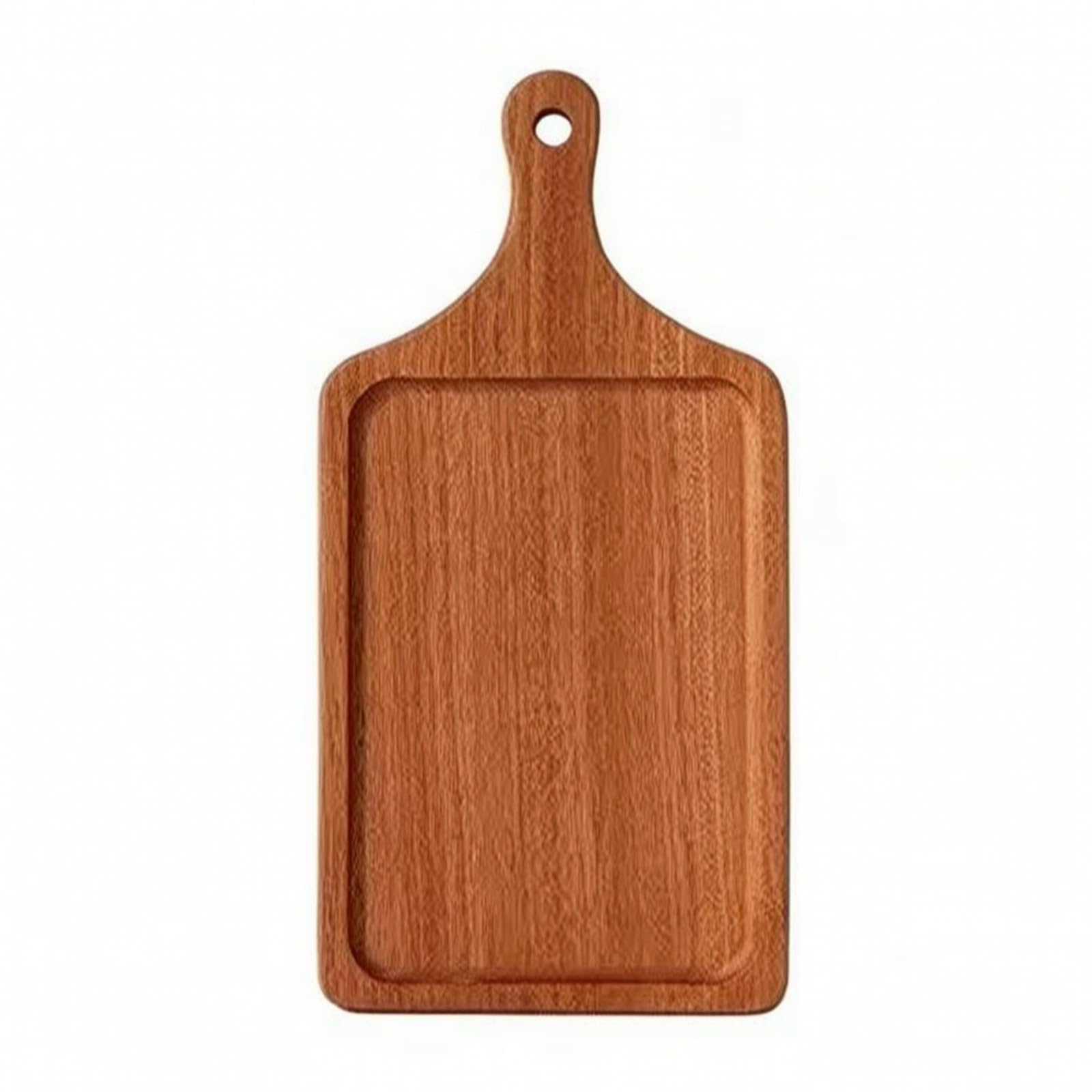 Tabla Charcutería con Asa | perficie Central Empotrada, Tabla Cortar con Asa, Práctica, para Cocina, Comedor