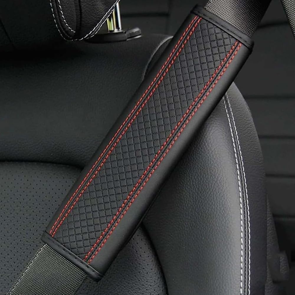 WBVBRPFWE Seat Belt Covers, for Mazda CX5 CX7 CX9 CX-5 CX3 MX-5 Seatbelt Pads Shoulder Strap Protector Stylish Car Interior Accessories Safety Belt Cushion,A