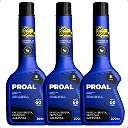 Kit 3 Aditivos Para Etanol Alcool Proal 200ml