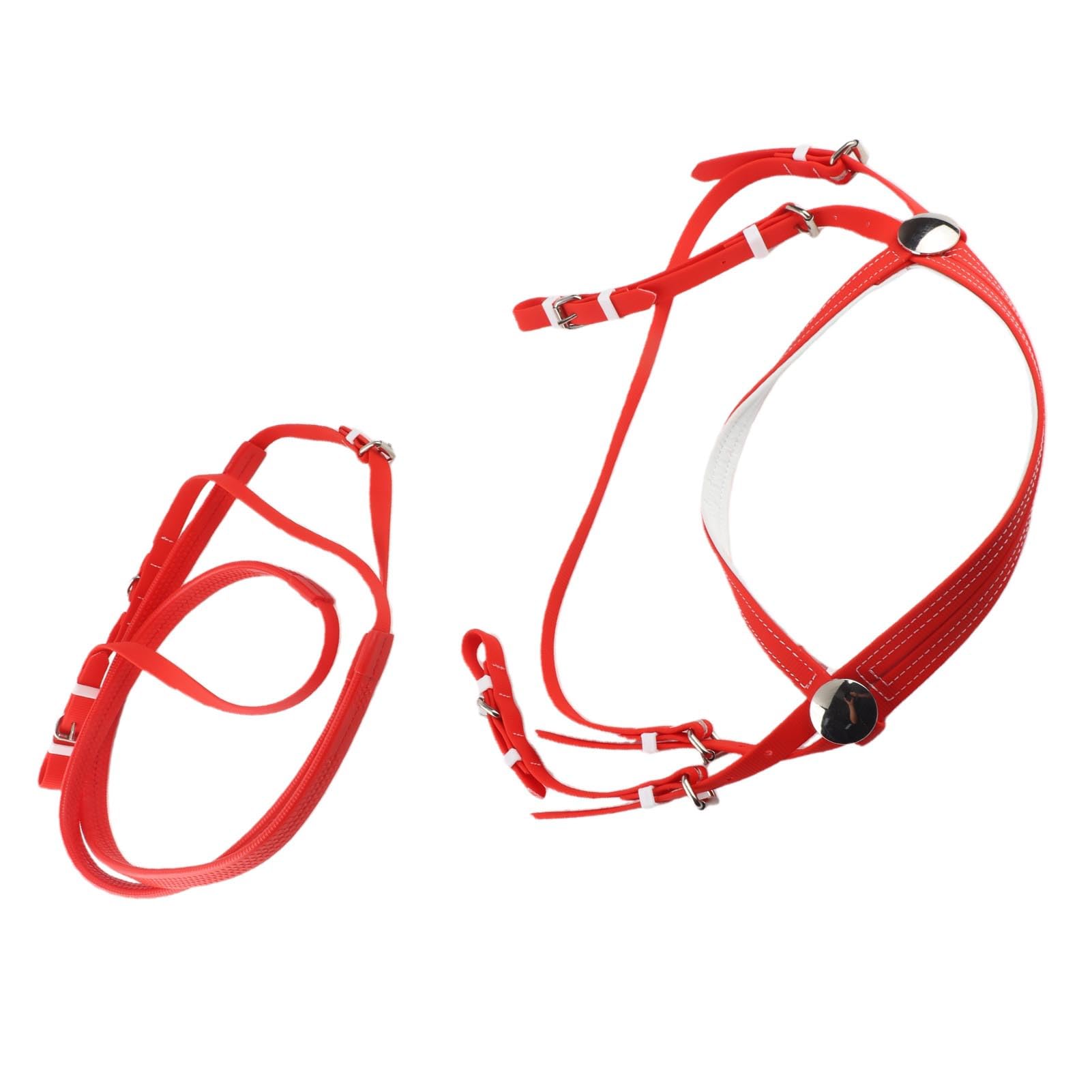Capezza per Cavallo in Nylon PU in Pelle PU, Redine Regolabile, vestibilità Comoda, Cavezza per Allenamento Equestre