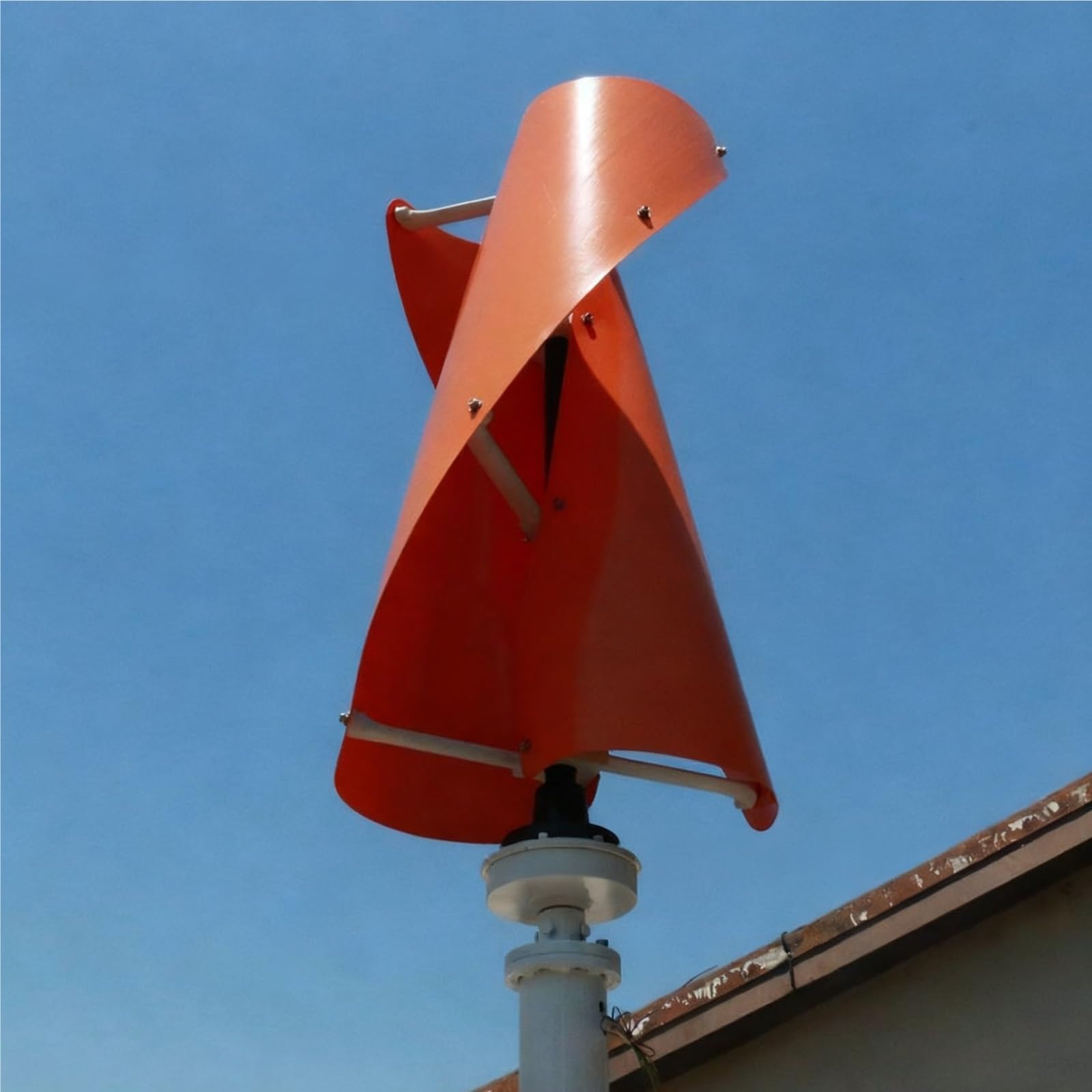 Generador de viento, Generador Eólico Naranja 600W, Pequeño, Micro-viento,para el hogar barco marino