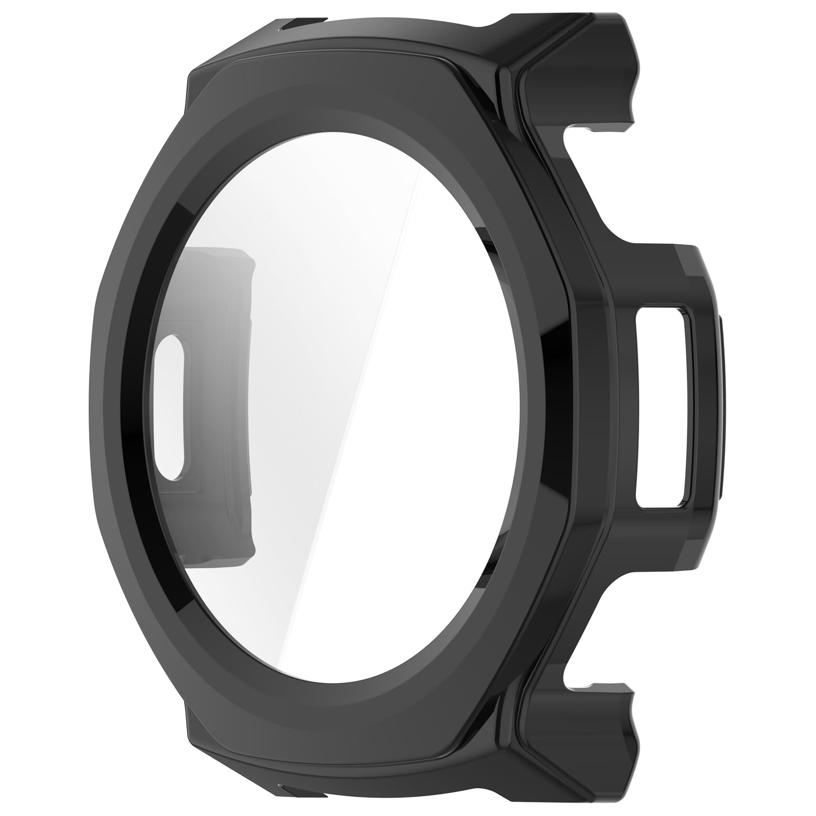 2 Custodie Protettive Per Amazfit T-Rex 3 Pro 44 Mm - Bumper PC Con Vetro Temperato 9H, Copertura 360° Ultra Sottile