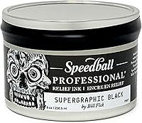 Vista 13 de Speedball Tinta de alivio profesional, azul ultramarino, tubo de 5 onzas