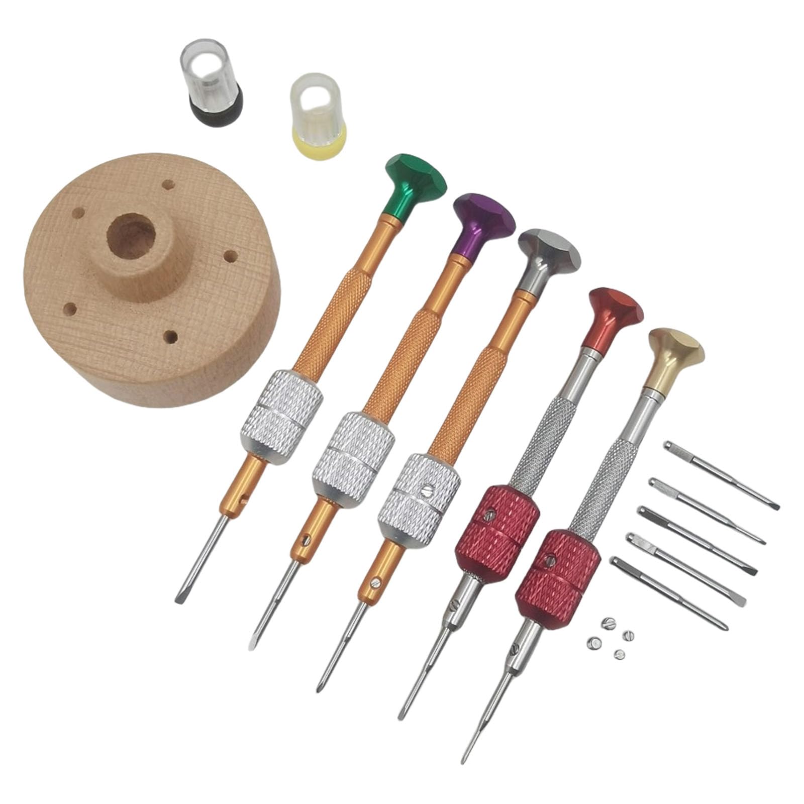 5Pcs Watch Screwdriver Set Different Sizes Replacement Watchmaker Screwdriver Tools for Watch Jewelry Eyeglass Watchmaker Set