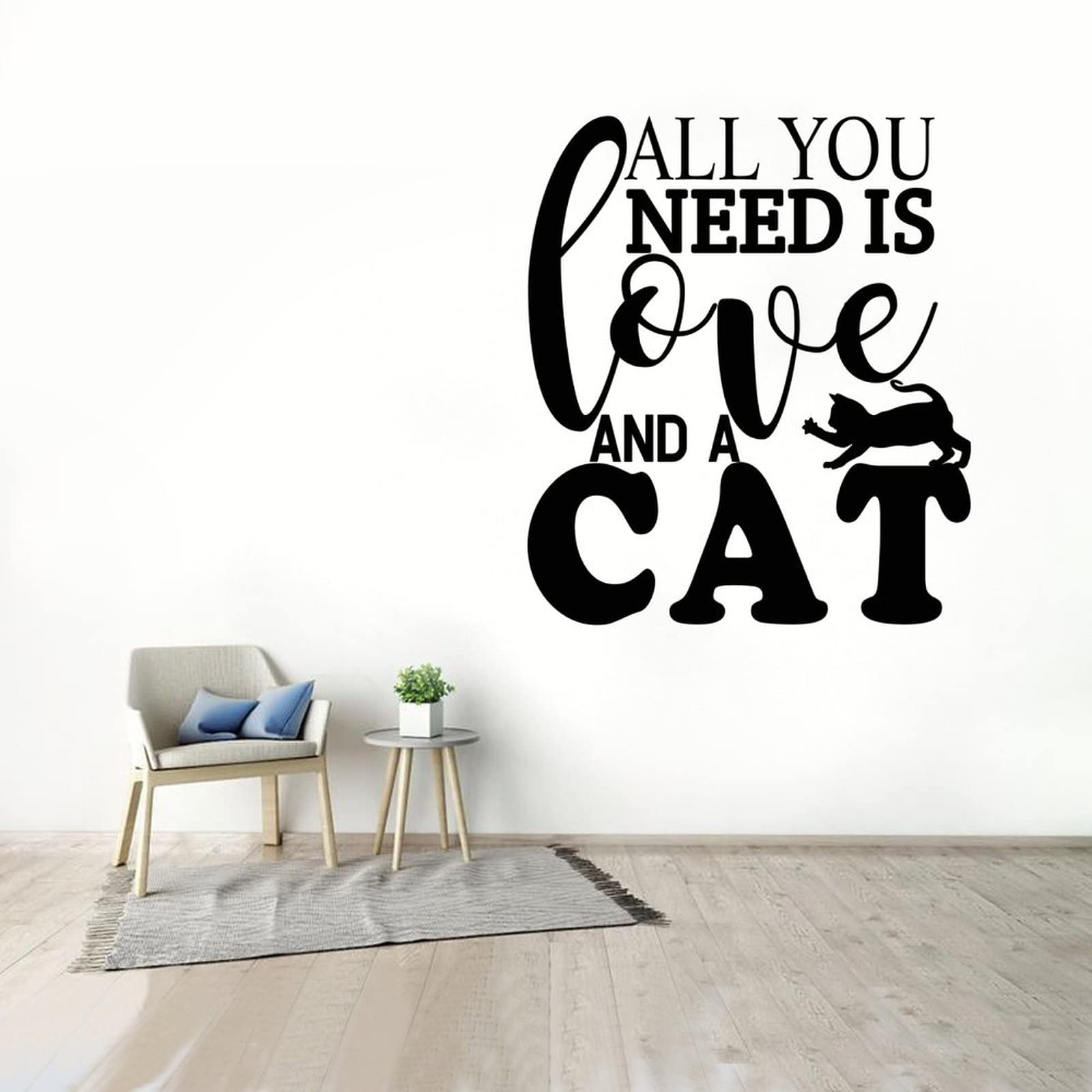 Positive Sayings Wall Decal Stickers All You Need is ...