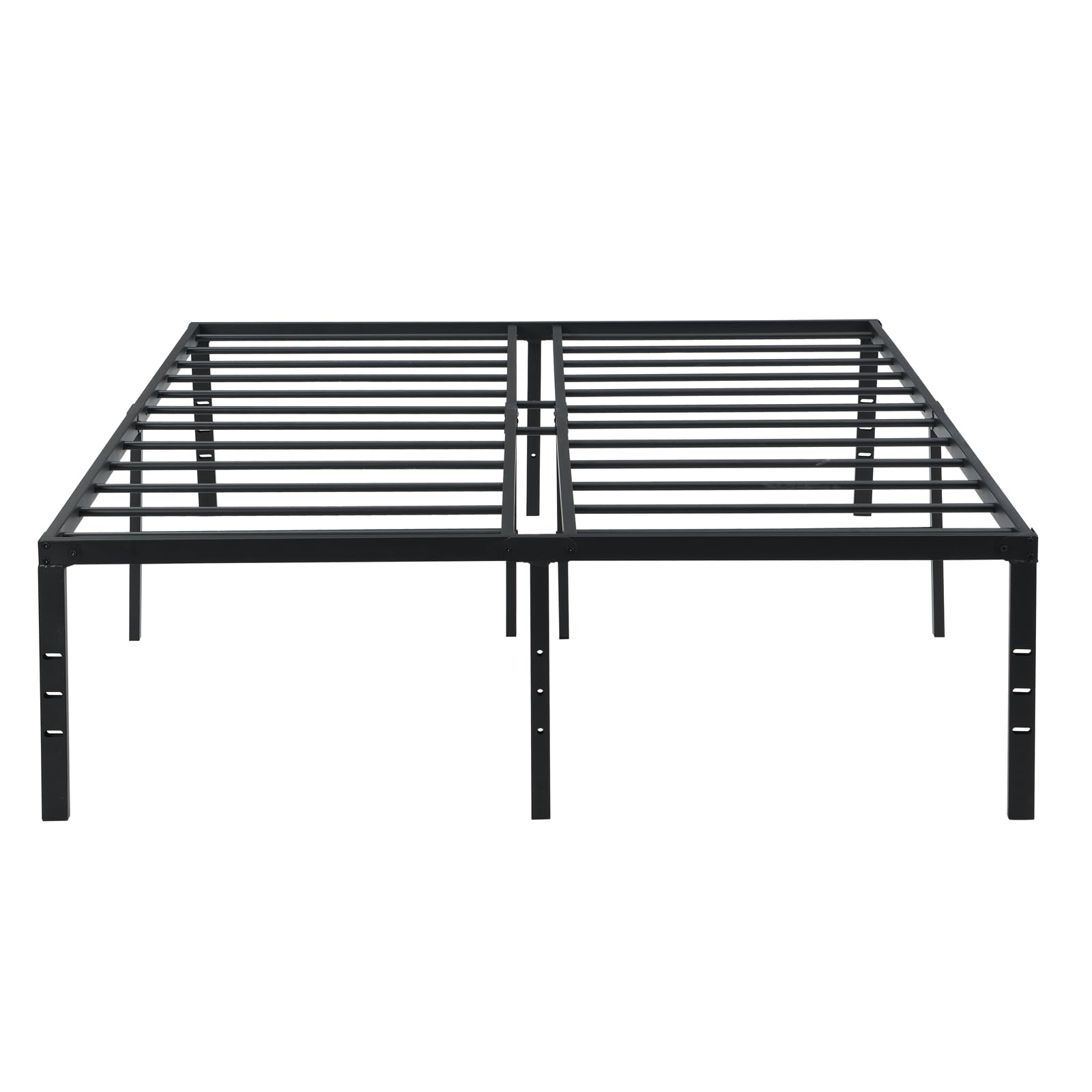 King Size Bed Frame Heavy Duty Sturdy Metal Mattress Foundation with Under Bed Storage No Box Spring Needed