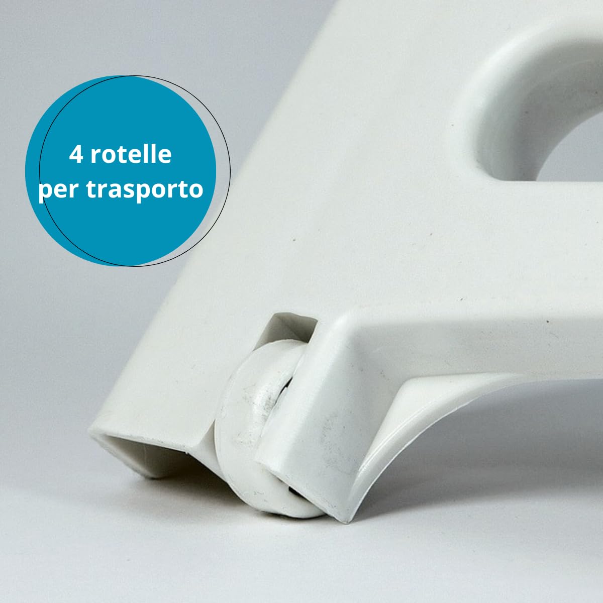 Tomaino - Stendino in Plastica Resistente per Interno ed Esterno - 20 mt - Stendibiancheria Pieghevole con Ali e Rotelle - 197x56x124 cm