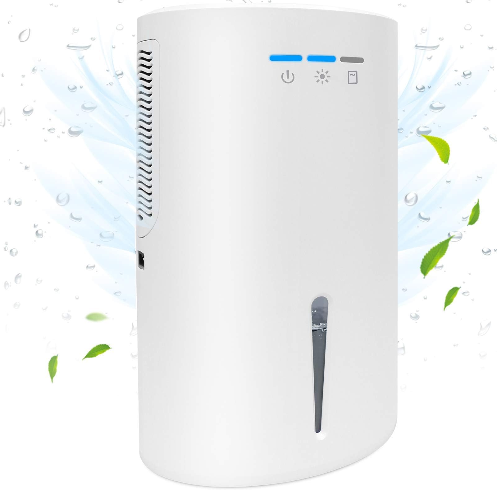 Upgraded 68oz Dehumidifier for Home, Up to 480 Sq Ft Portable Compact Electric Mini Dehumidifier with Ultra Quiet Small Dehumidification for Basement Bathroom Bedroom Kitchen Closet RV…