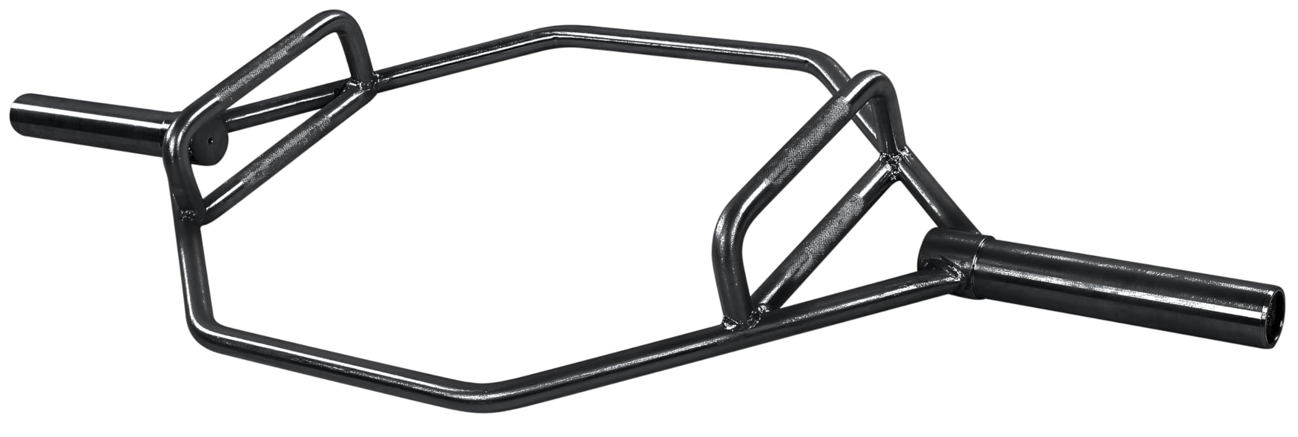 Photo 1 of Fitvids 2-Inch Olympic Hex Weight Lifting Trap Bar with Long and Rotating Sleeves, Open Design