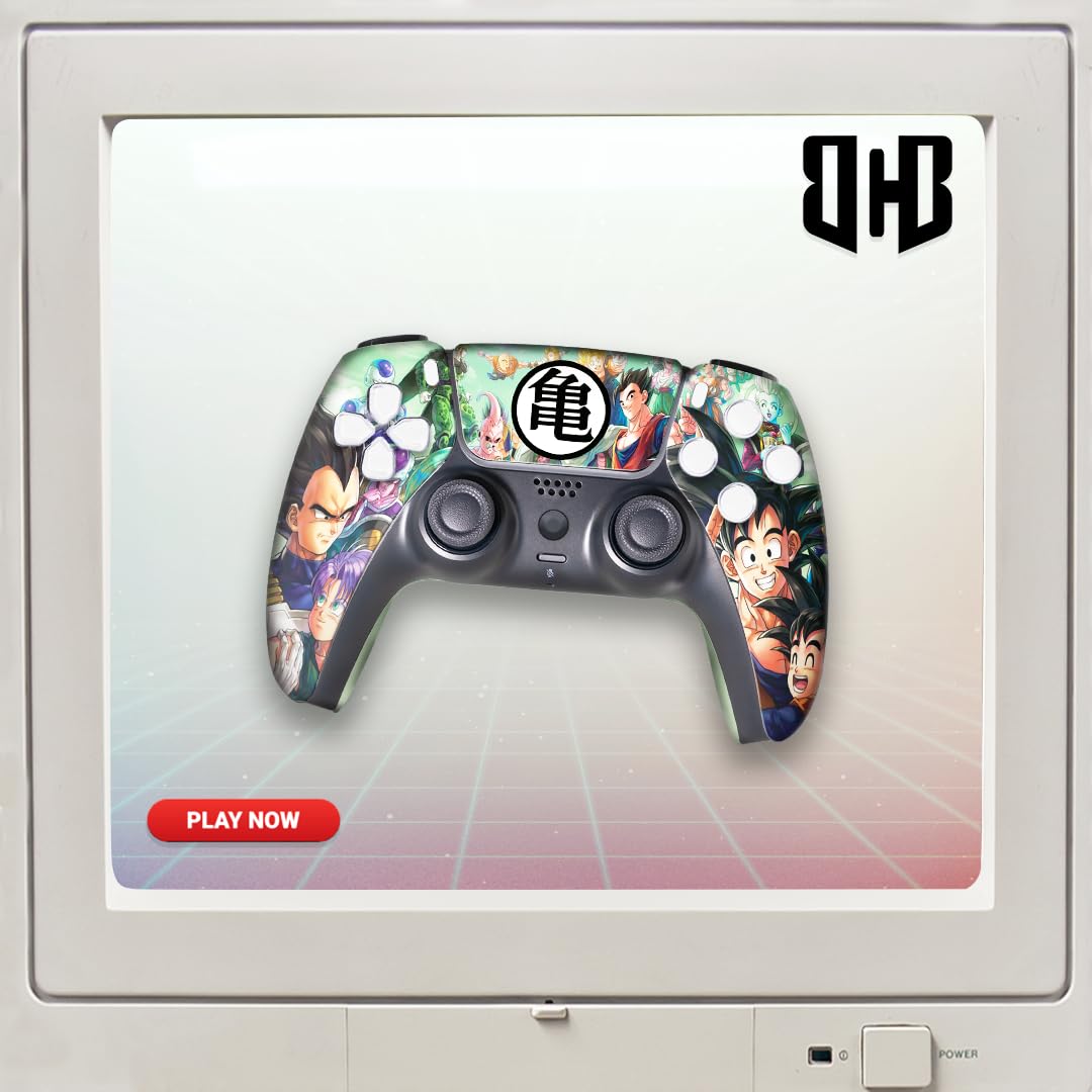D. B. Z. FAMM Controller PS-5 personalizzato wireless compatibile con console Play-Station 5 di BCB Controllers | Orgogliosamente personalizzato negli Stati Uniti con stampa permanente HYDRO-DIP (non