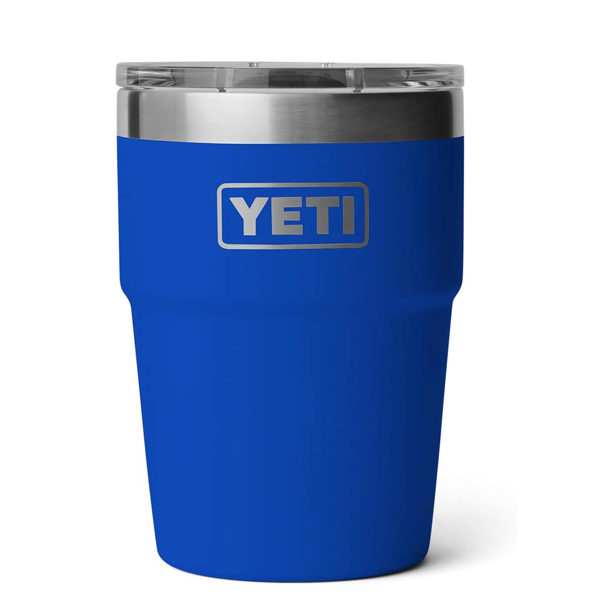 YETI Rambler Tazza Impilabile da 16 oz (473 ml) con Coperchio Magslider Rimovibile, Tazza da Caffè in Acciaio Inossidabile con Isolamento Sottovuoto, Blu Royal