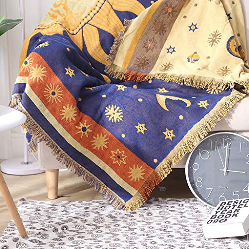 Couverture de canapé coton tissé plaid grand lit double salon