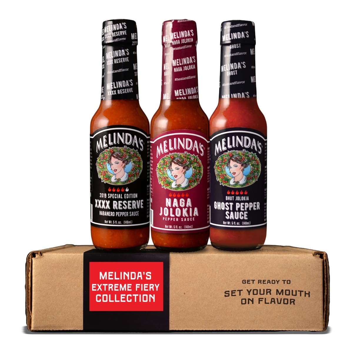 Amazon.com : Melinda's Extreme Fiery Variety Pack - Extreme Hot Amazon.com : Melinda's Extreme Fiery Variety Pack - Extreme Hot
