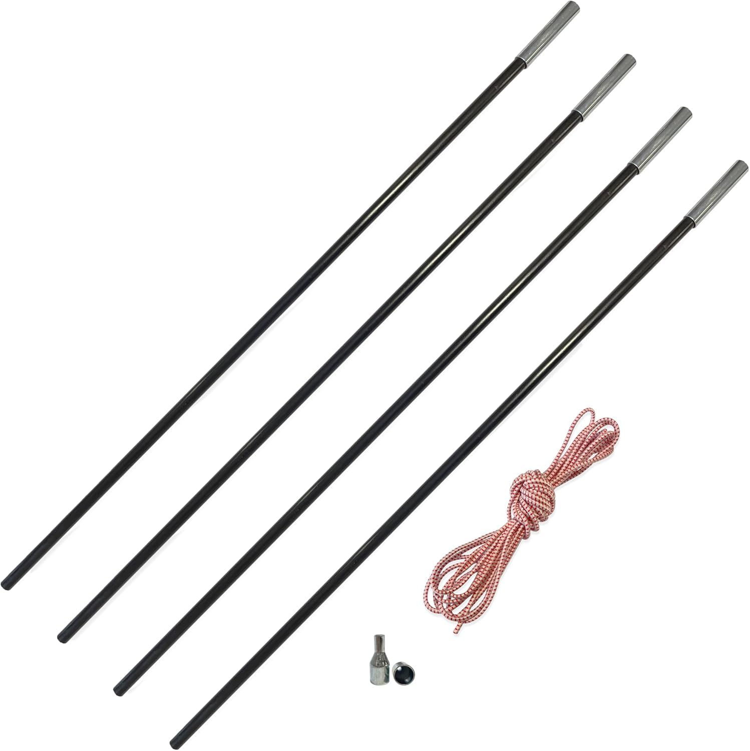 OLPRO Fibreglass Tent Pole Repair Kit, Camping, Replacements, Shock Corded, Emergency Fixes, (12.7mm x 75cm)