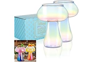 Shimmering Mushroom Glasses: A Mystical Twist to Your Sips