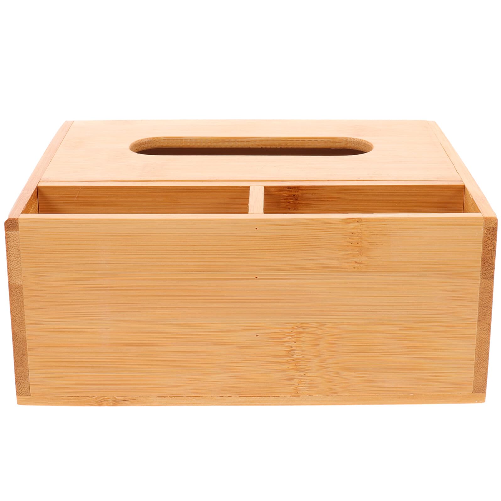 Boîte à mouchoirs en bois design raffiné pour rangement de bureau haut de gamme