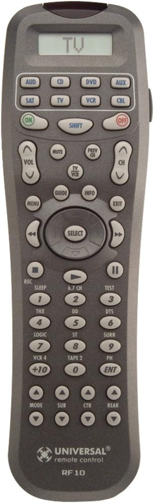 URC MasterControl RF10 Universal Learning Remote with RF Capability