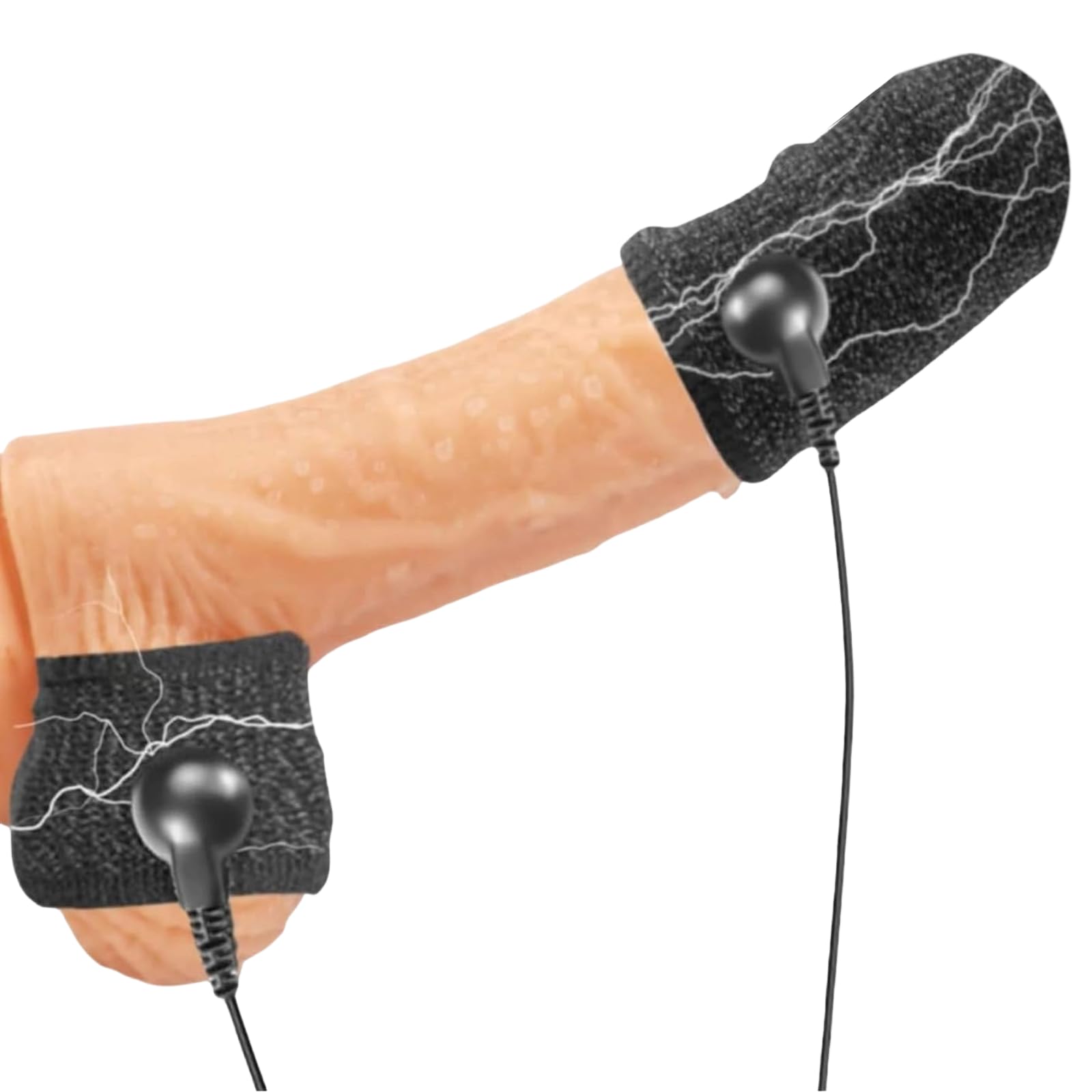 Elektro Shock Penisring Hodenring zur Elektrostimulation Penis Trainer Penisringe Prostata Massage Elektrische Sex Toy Masturbator Stimulator Verzögerte Ejakulation Sexspielzeug für Männer Paare