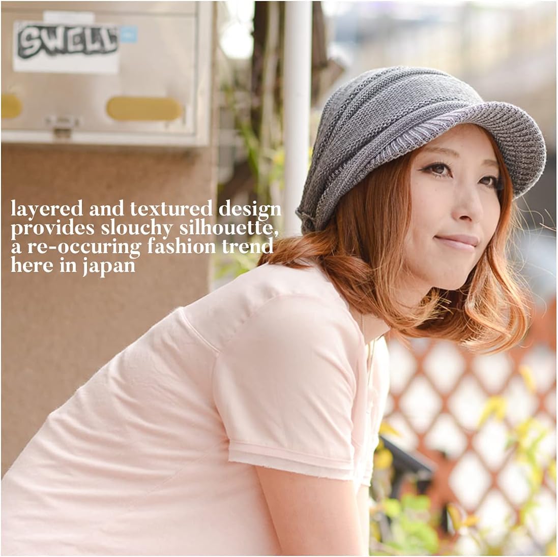 CHARM Mens Winter Knit Beanie Hat - Womens Slouchy Visor Cap Summer Baggy Slouch Knit - Image 7