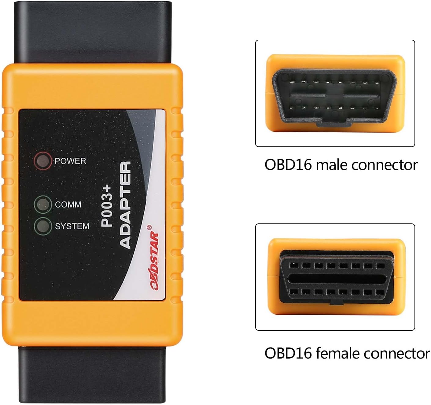 P003+ Kit Working with OBDSTAR DC706 Series Tablets, P003+ Adapter with ECU Bench Jumper; DC706 Accessories Compatible with P003 for Reading Bosch ECU Data, CS, Pincode etc