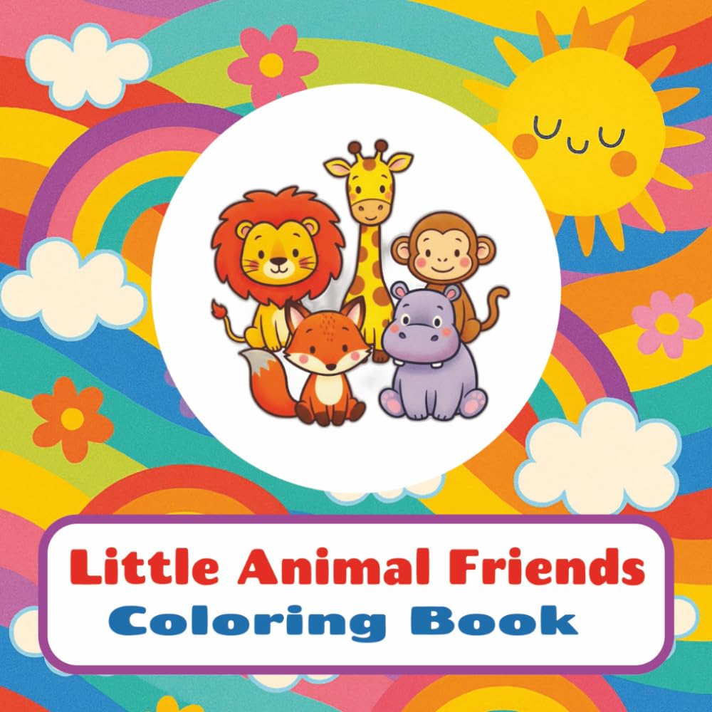 Little Animal Friends: Coloring Book