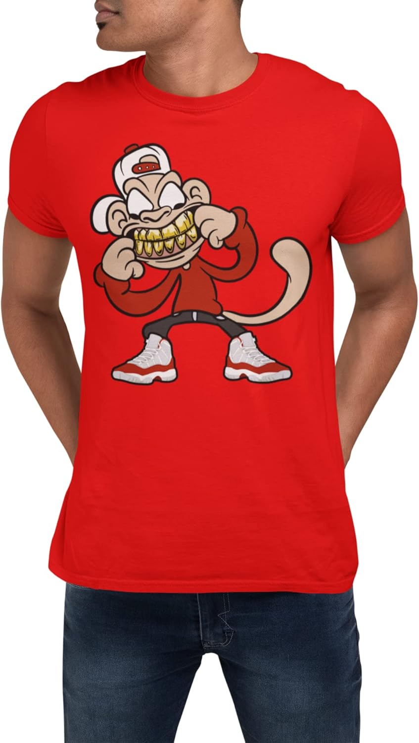 - 11 Cherry Red Men's T Shirt to Match -s, Tshirts to Match - 11s