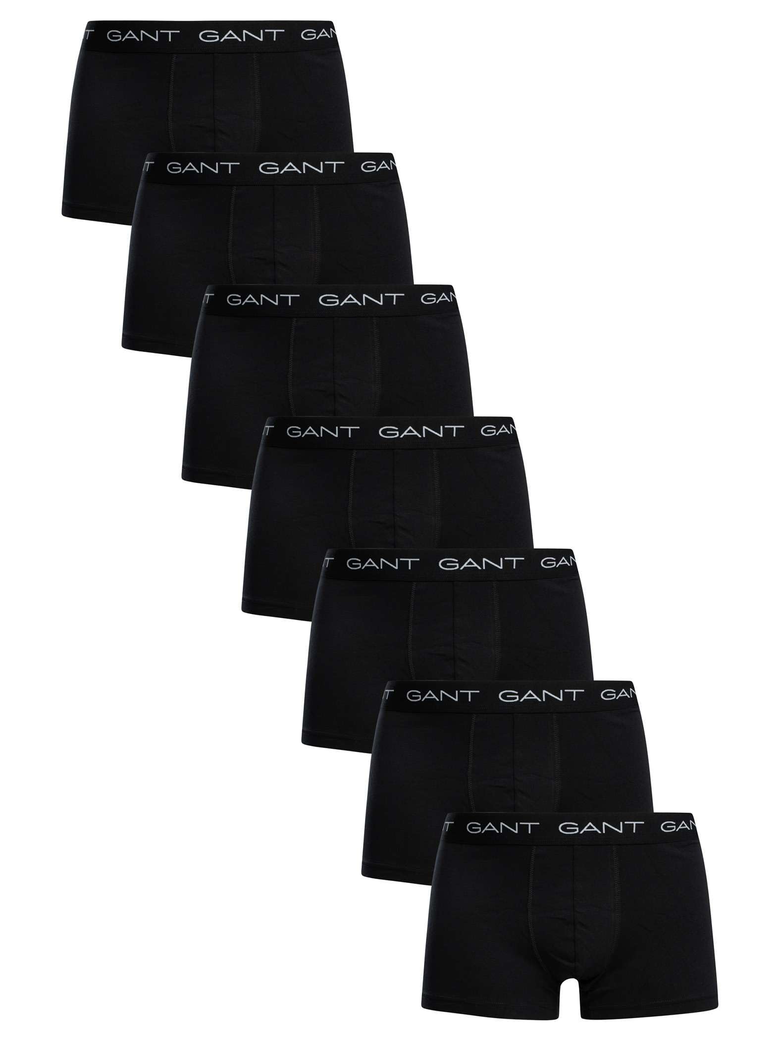 GANT Men's Trunk 7-Pack Underwear, Black, One Size (Pack of 7)