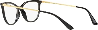 Vogue Eyewear Womens VO5239 Cat Eye Prescription Eyewear Frames, Dark Havana/Demo Lens, 54 mm
