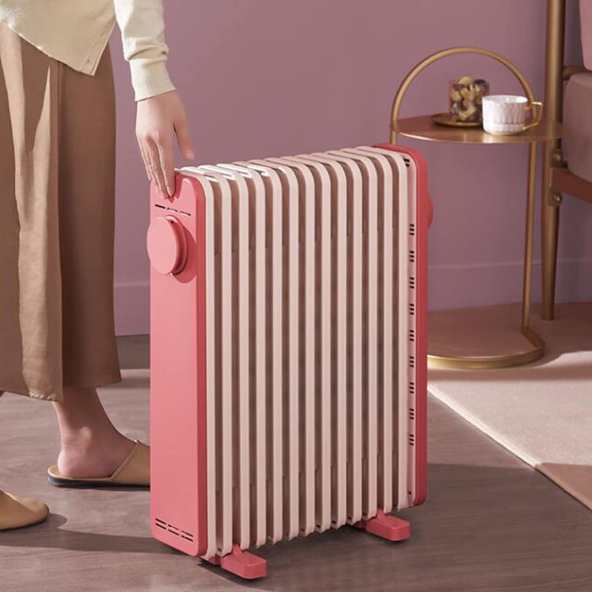 Pink Electric Radiator