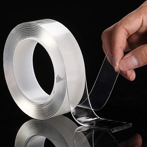 Miniatura 7 de Actualizada 2024 Nano Tape Heavy Duty Cinta de montaje de doble cara lavable extraíble para paredes interiores y exteriores, cocina, baño, alfombra,