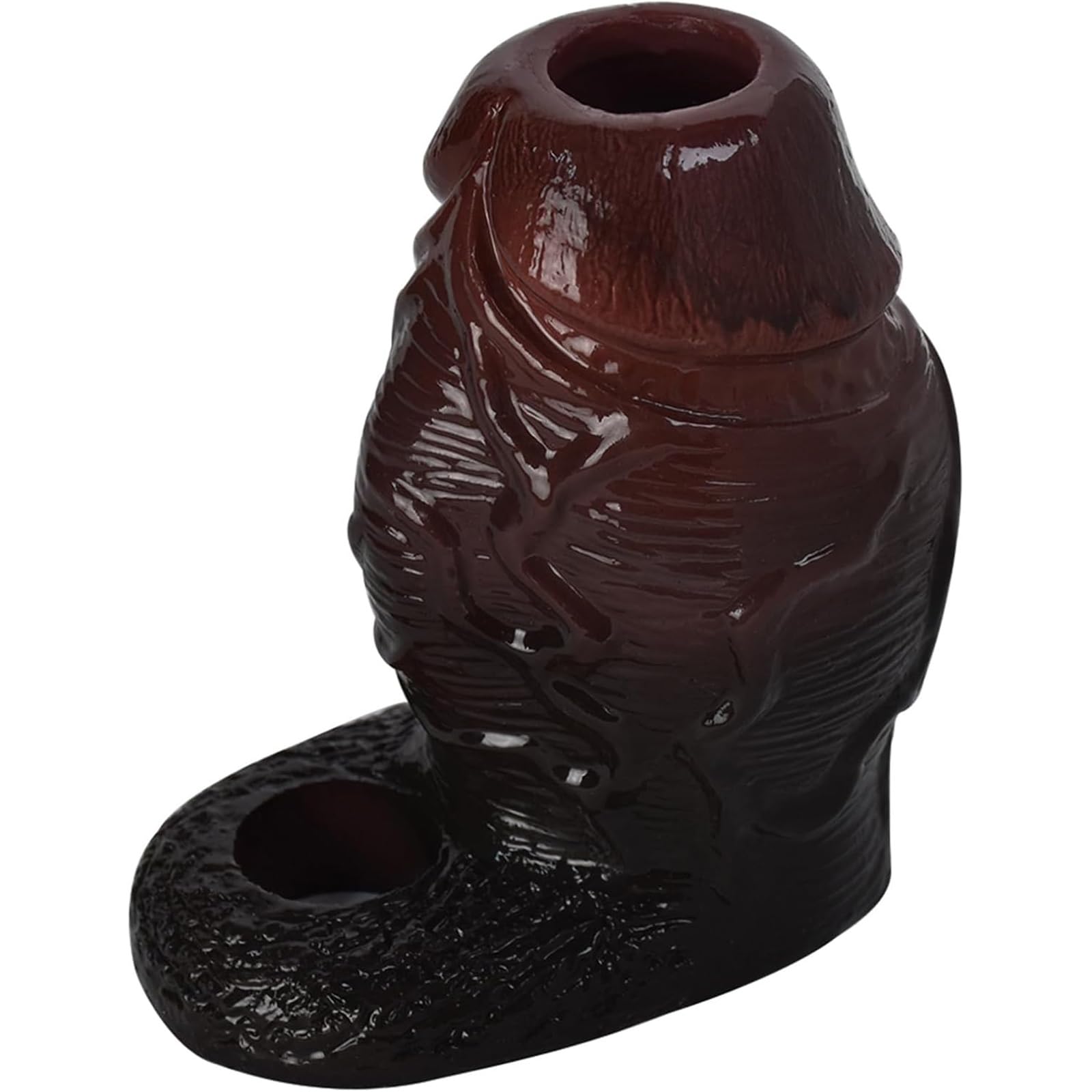 Manicotto for pene da uomo con manica realistica da 5" con anello for il pene, giocattolo del sesso adulti guaina in silicone riutilizzabile l'ingrandimento, strumento il sesso degli uomini(B)