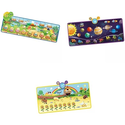 Music Mat 3Pcs Foldable Non Slip