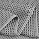 Polyte - Handtuch-Set - schnelltrocknende & fusselfreie Mikrofaser - Waffelstruktur - sehr groß - Grau - 152 x 76,2 cm - 6-teilig