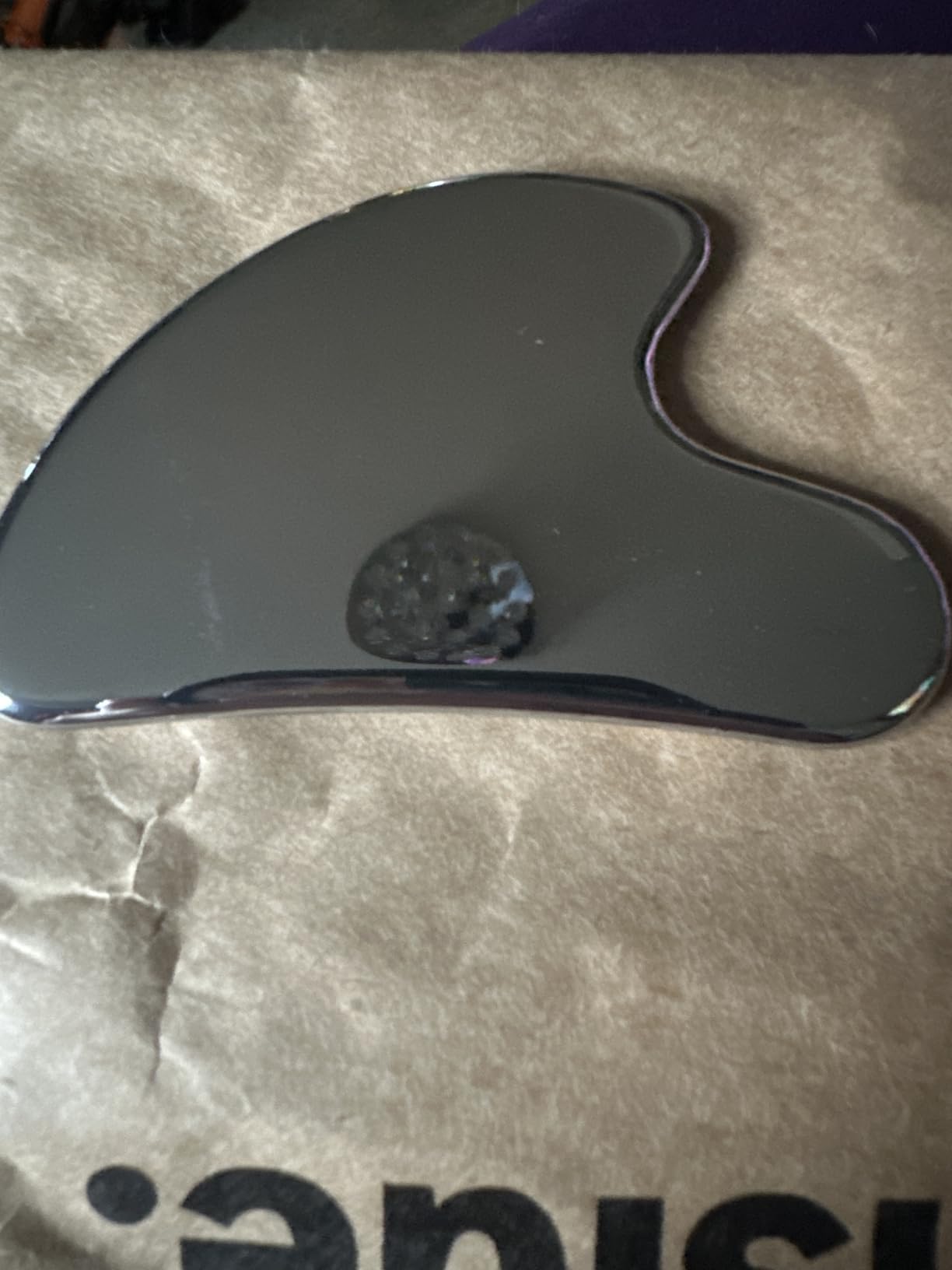 YAMHOHO Stainless Steel Gua Sha Facial Tools Guasha for Face Metal Gua Sha Tighten Skin Massage Guasha Beauty Tool for Body Eyes Neck Massager with Travel Pouch Skin Care Gifts (Silver)