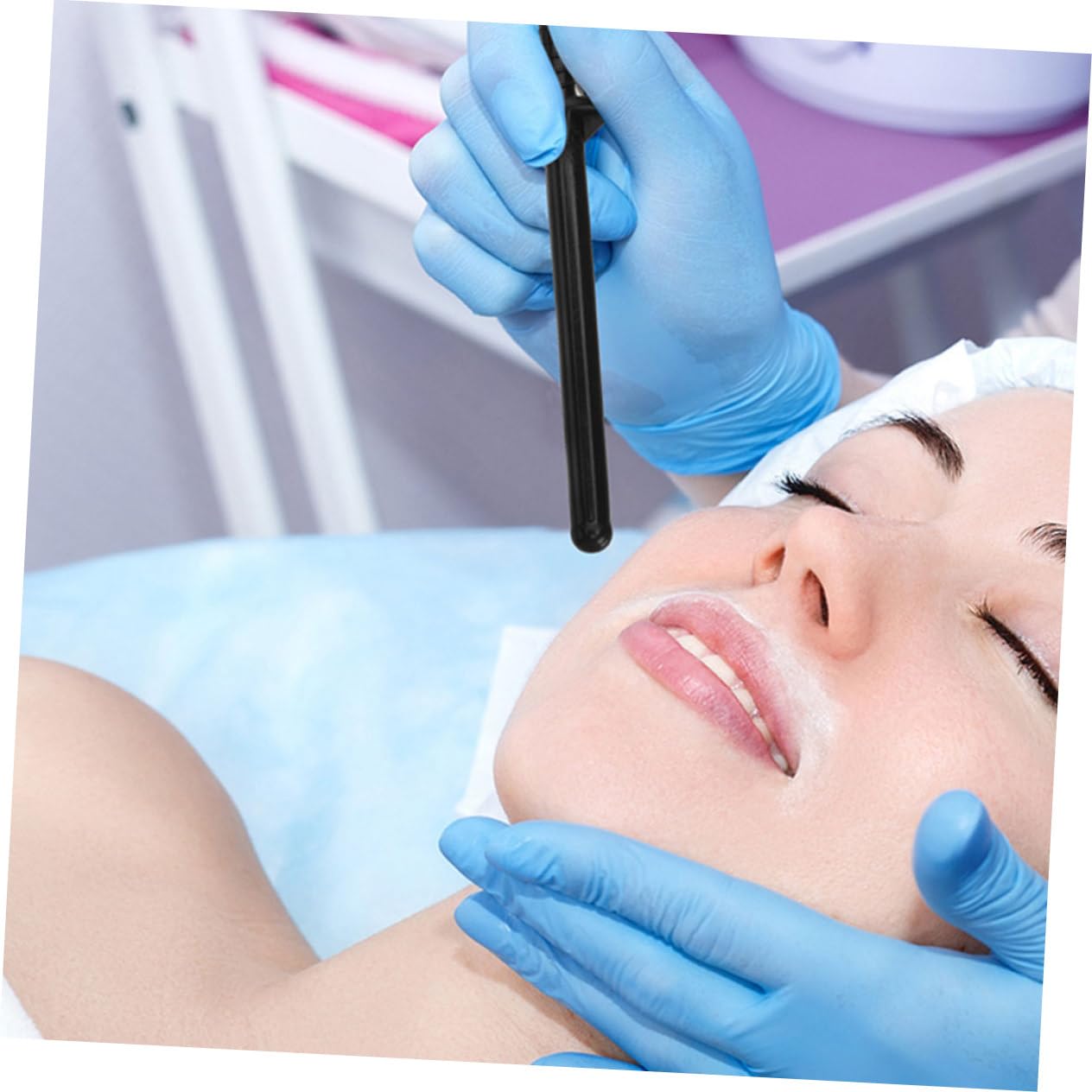 KOMBIUDA 80pcs Nose Hair Removal Waxing Sticks Cleaning Applicators for Hair Removal Waxing Rods Smooth Surface