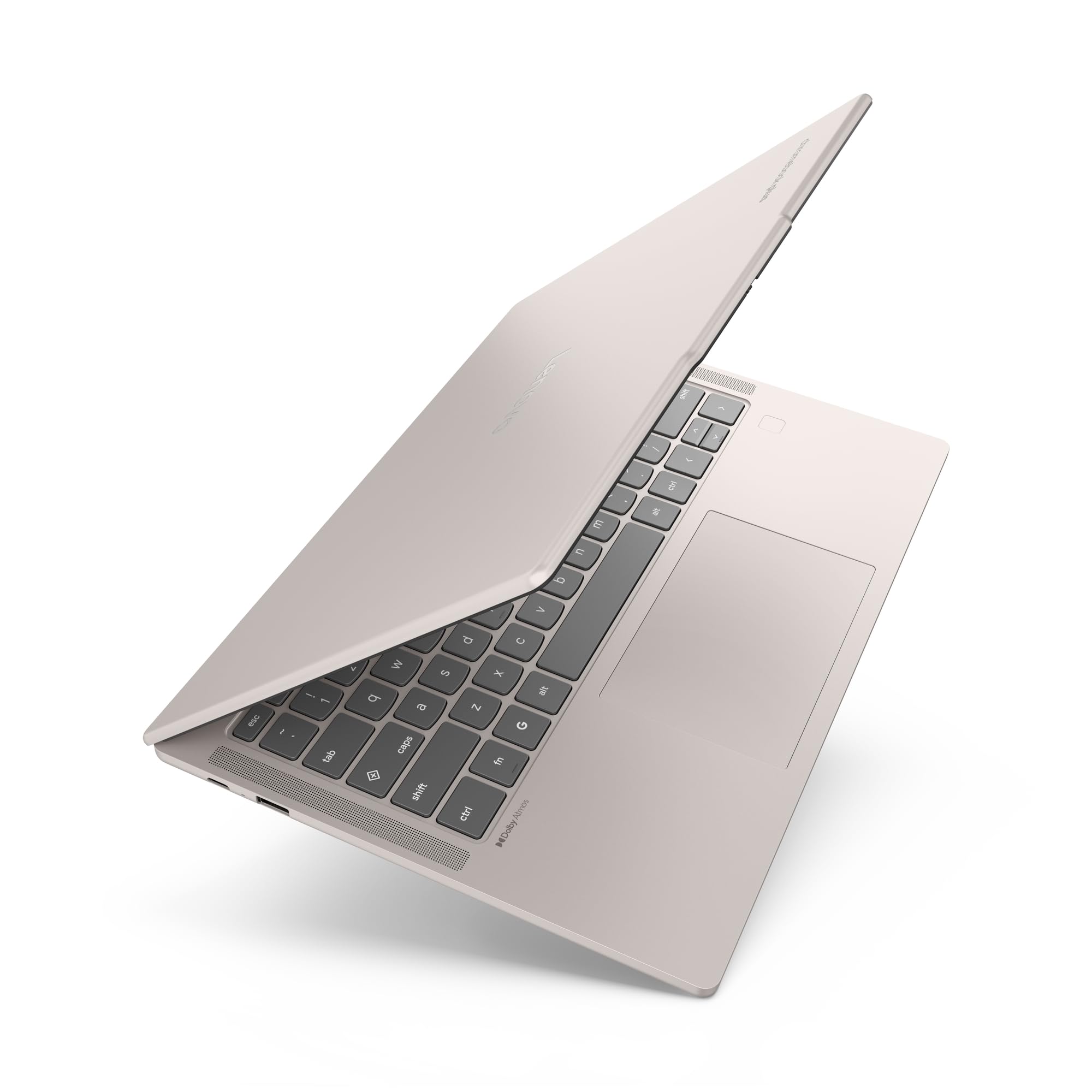 Lenovo Chrome Laptop | 14"WUXGA OLED Touch Display | MediaTek Kompanio Ultra 910 | 16GB RAM | 256GB SSD | ARM Immortalis G925 MC1 Grafik | ChromeOS | QWERTZ | Beleuchtet | Grau | 3 Monate Premium Care