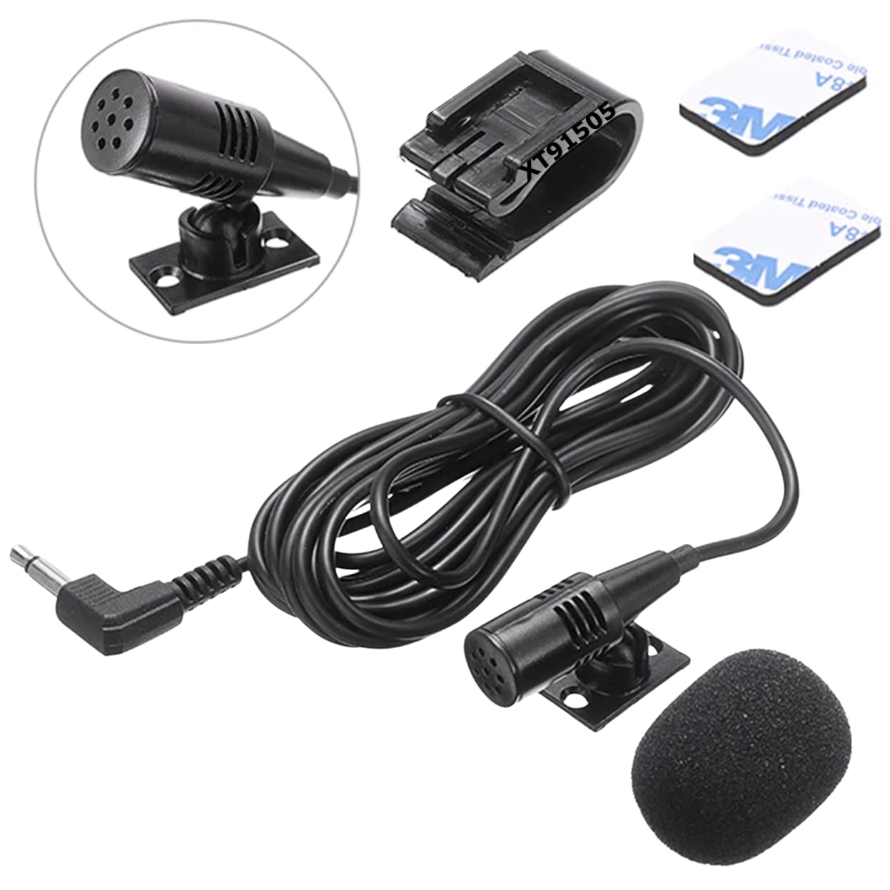 External Microphone Mic Assembly Compatible with Sony Xplode Car DVD Navigation MEX BT - 91505